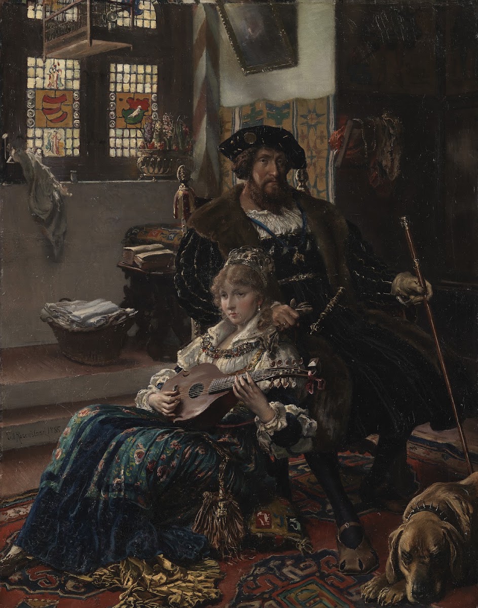 Christian II and Dyveke 1885