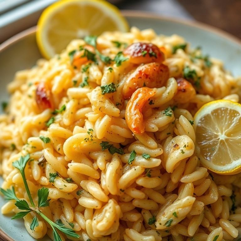 Lemon Herb Orzo Fresh Mediterranean Side – Easy Summer Side Dish finished