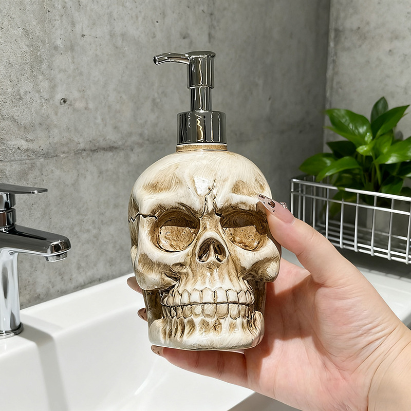 Totenkopf Pumpflasche für Badezimmer