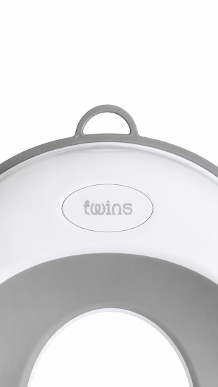 Накладка на унітаз Twins Well Dove Seat white/grey