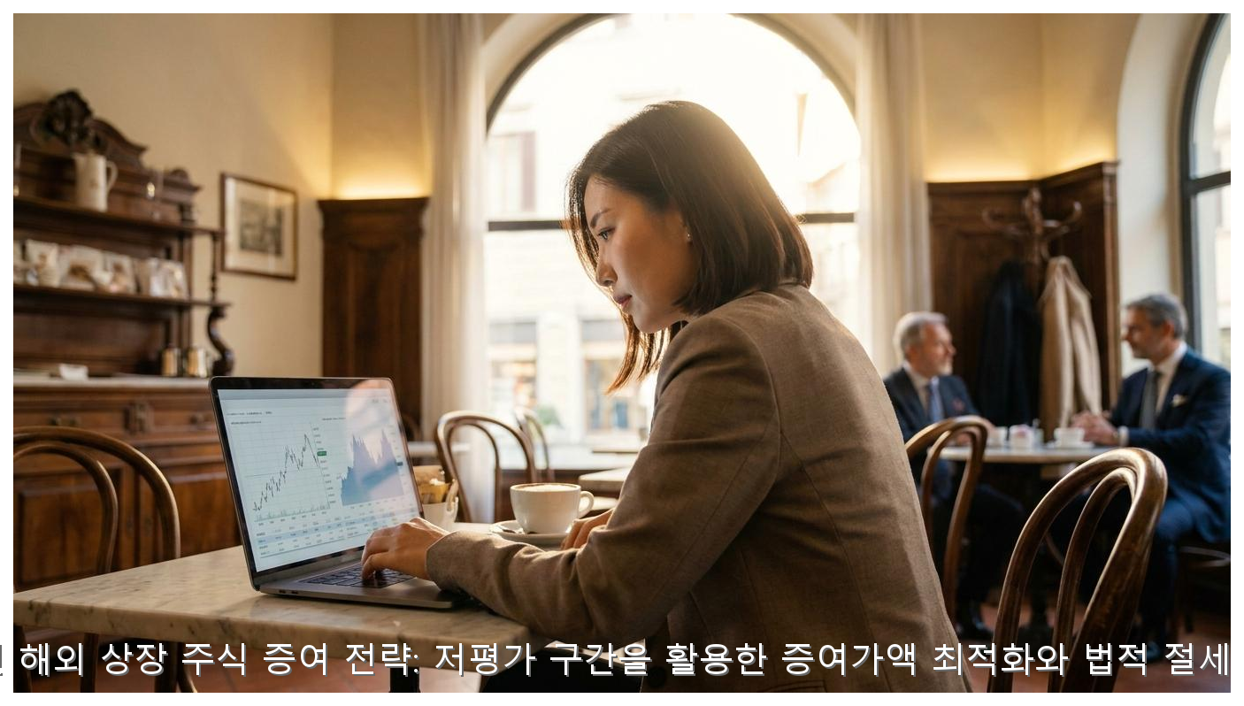 2026년 해외 상장 주식 증여 전략: 저평가 구간을 활용한 증여가액 최적화와 법적 절세 가이드 핵심 안내 및 분석 인포그래픽 (4)