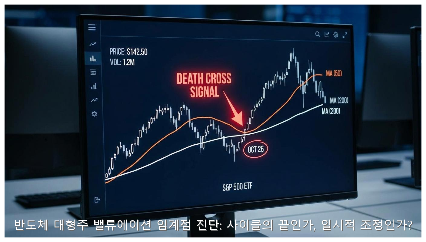 반도체 대형주 밸류에이션 임계점 진단 핵심 안내 및 분석 인포그래픽 (8)