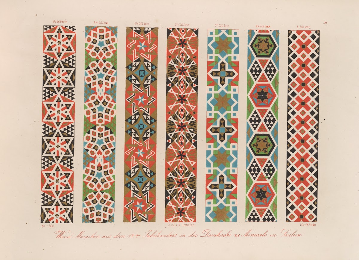 Ornamente aller klassischen Kunst Epochen nach den Originalien in ihren eigenthu