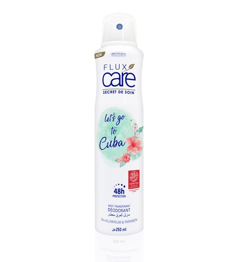 Flux Care Déodorant Let’s Go To Cuba 250 ml
