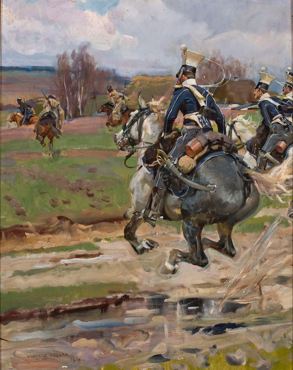 Troop of uhlans 1914