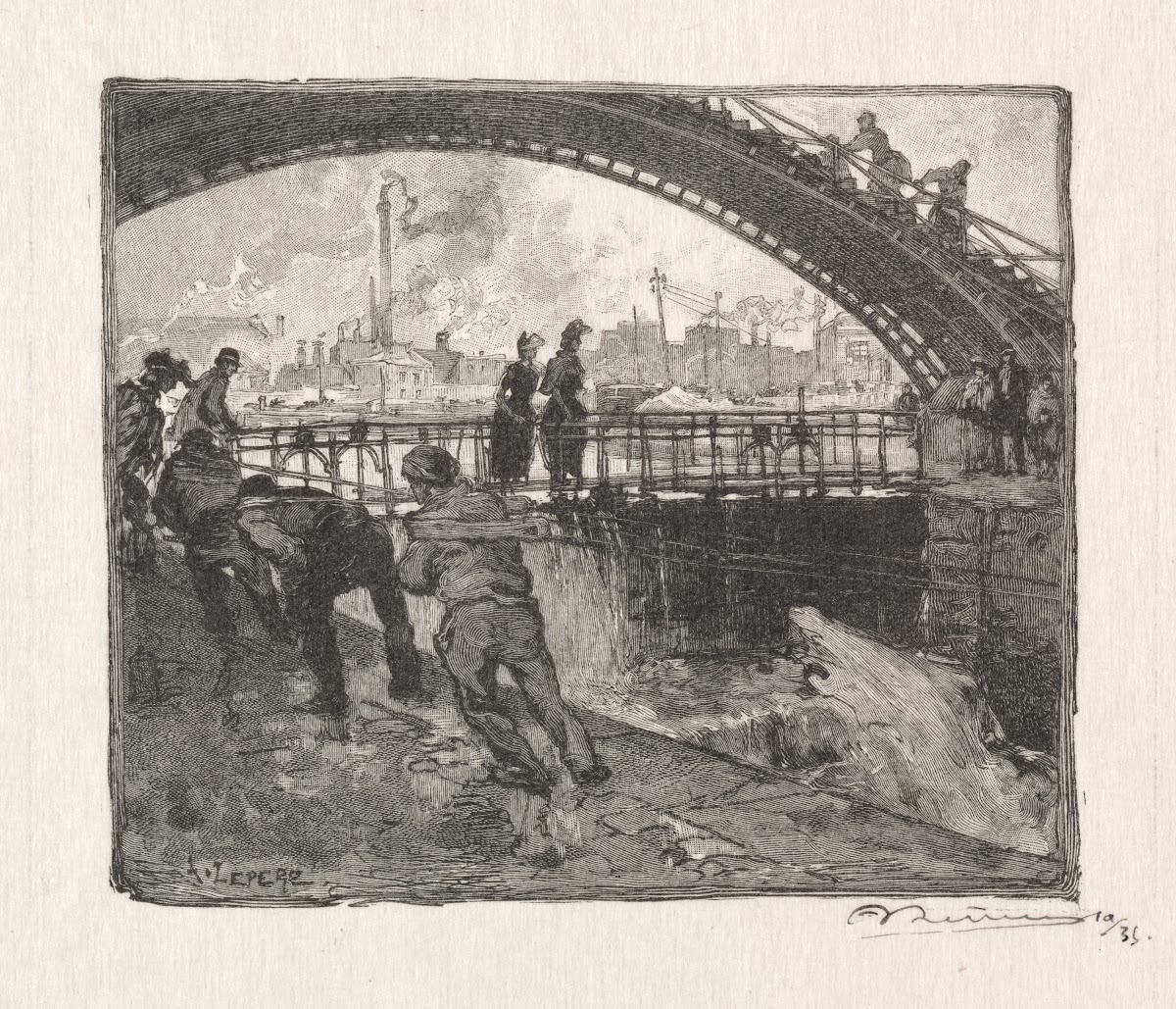 LEcluse du Canal St Martin 1890