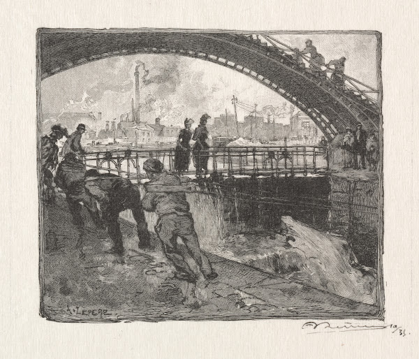 LEcluse du Canal St Martin 1890