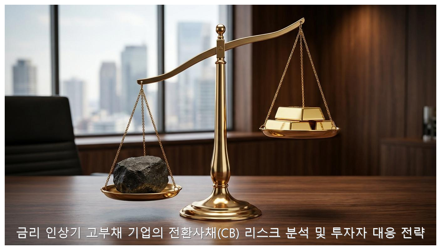 금리 인상기 고부채 기업의 전환사채(CB) 리스크 분석 및 투자자 대응 전략 핵심 안내 및 분석 인포그래픽 (5)