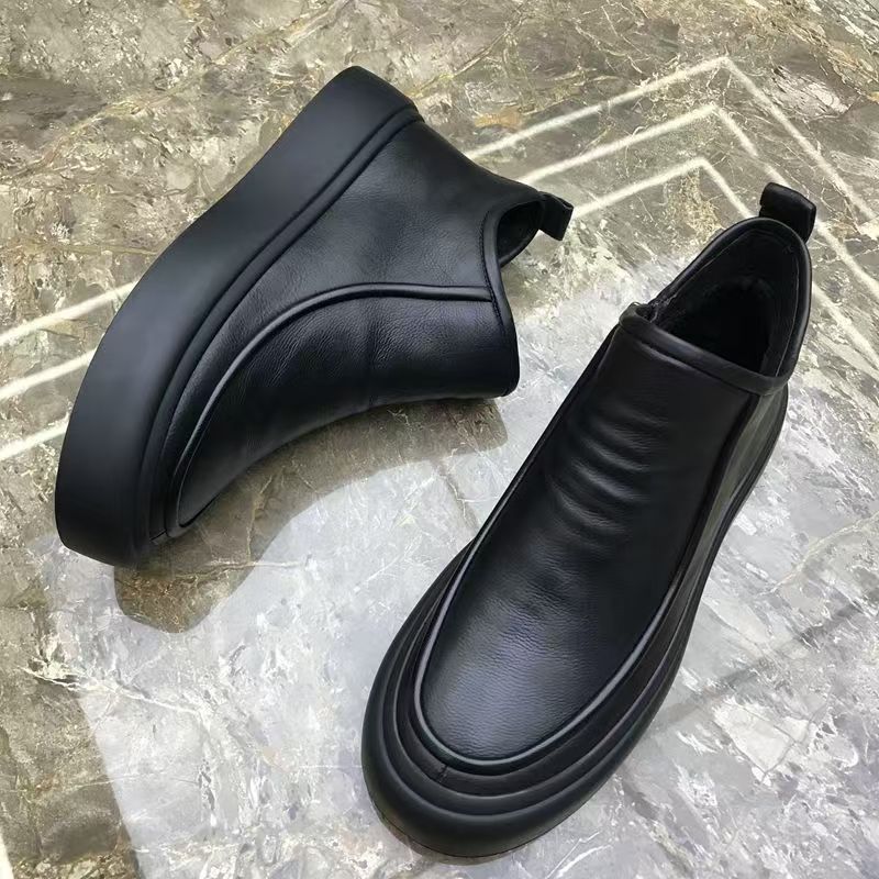 Lined Men's Chelsea Boots, Leather