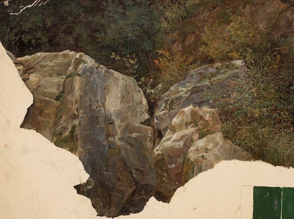 Mountain landscape sketch
