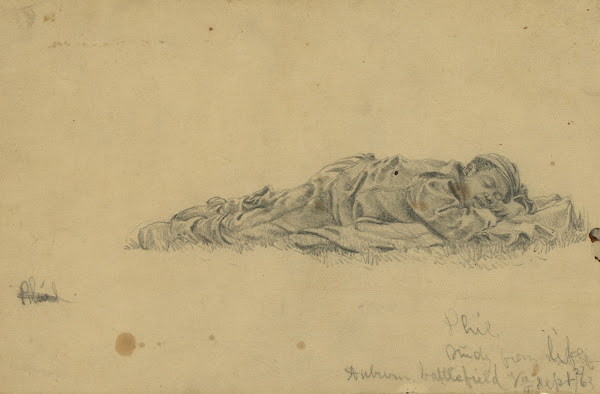 Phil study from life Auburn battlefield Va 1863