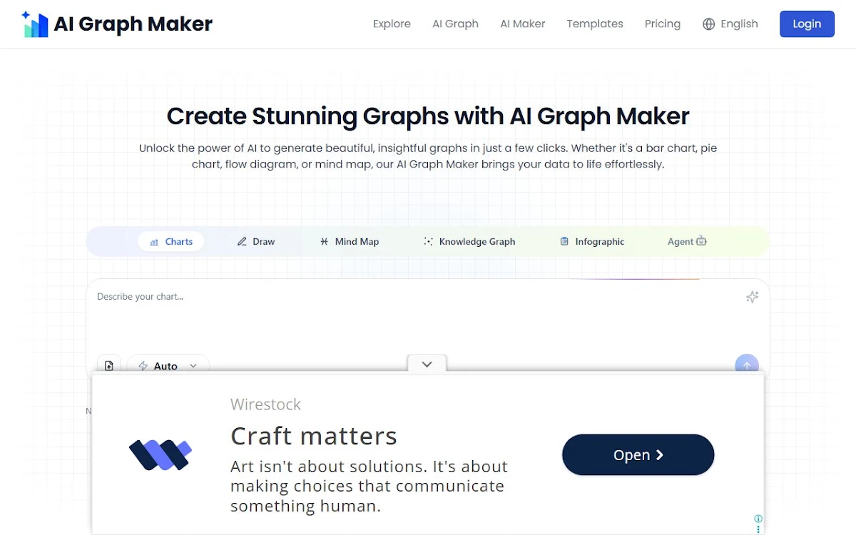 Captura de AI graph maker