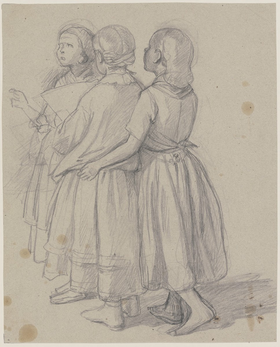 Group of three girls