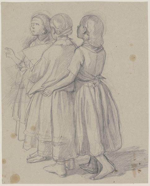 Group of three girls