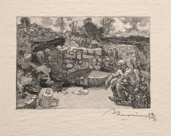 Une loge de carrier c 18701918