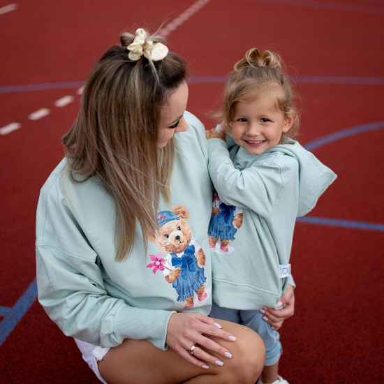 Свитшот женский Cebababy Fluffy Puffy (L/XL) Lizzy мятный