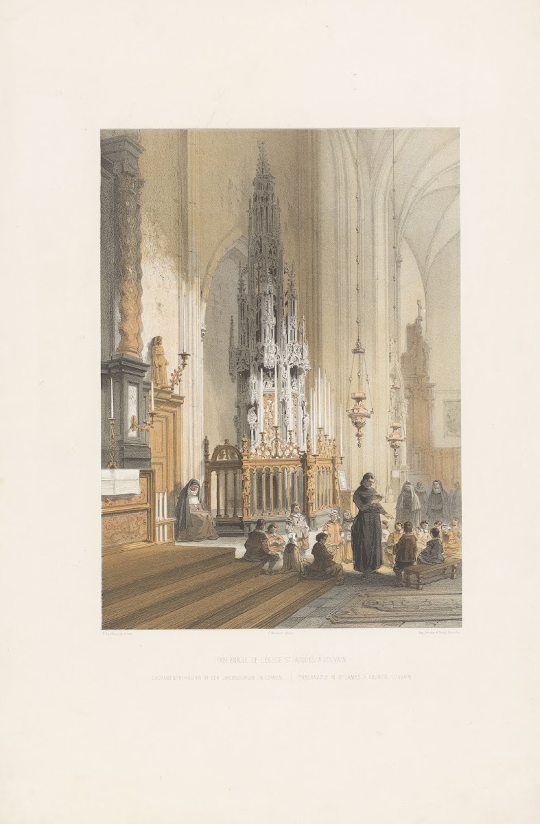 Tabernacle in St Jamess church Louvain 1852   1878