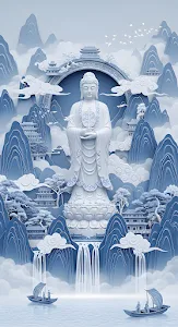 Classic Vintage Car on Coastal Highway