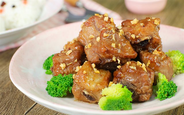 Sườn Non Rim Mắm Tỏi