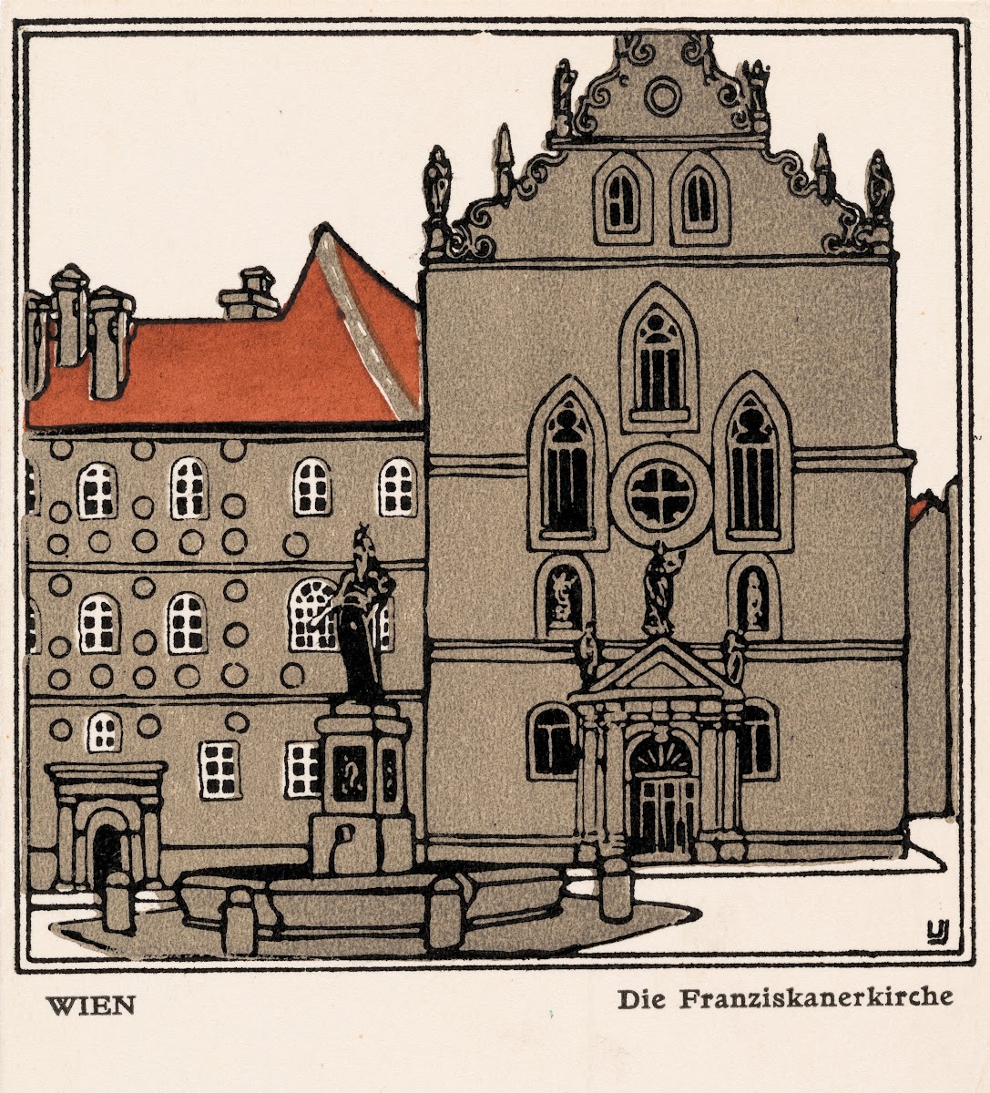 Nr 138 Wien Die Franziskanerkirche 1908