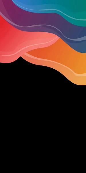 Abstract, Colorful, Waves, Modern Full HD iPhone Wallpaper Background