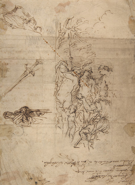 Study for a Judgment of Paris and Other Figure Studies 161573