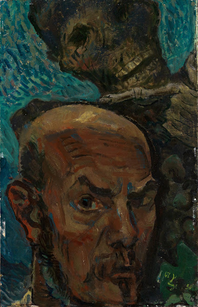 Self portrait with death 1930
