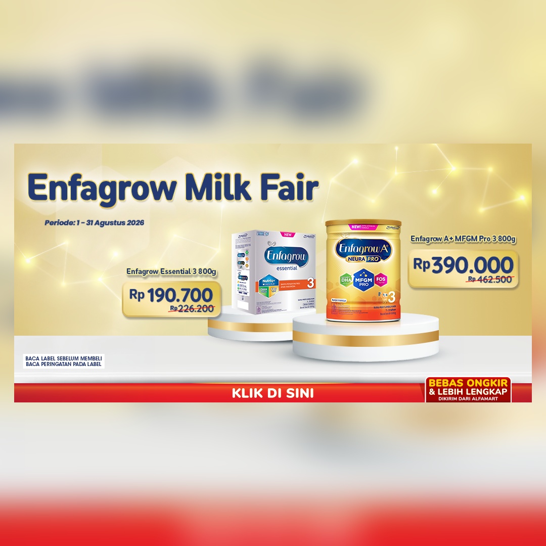 Enfagrow Milk Fair 1-31 Agustus 2026