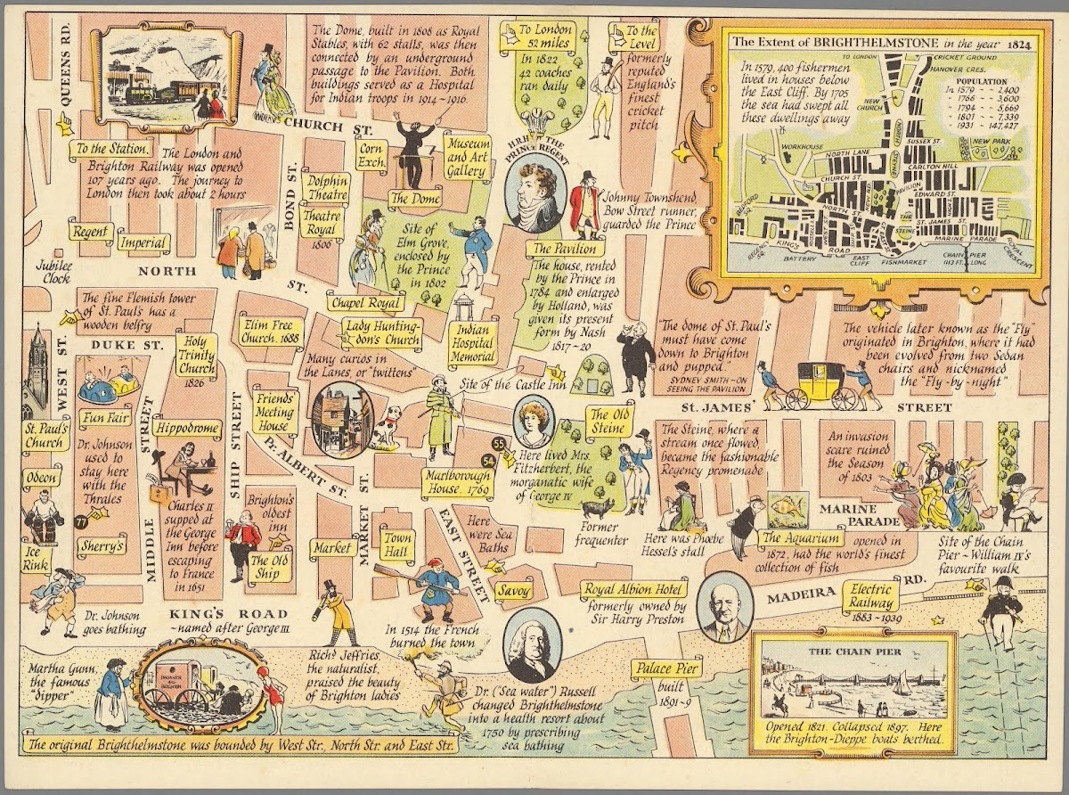 A Map Of Brighton 1948