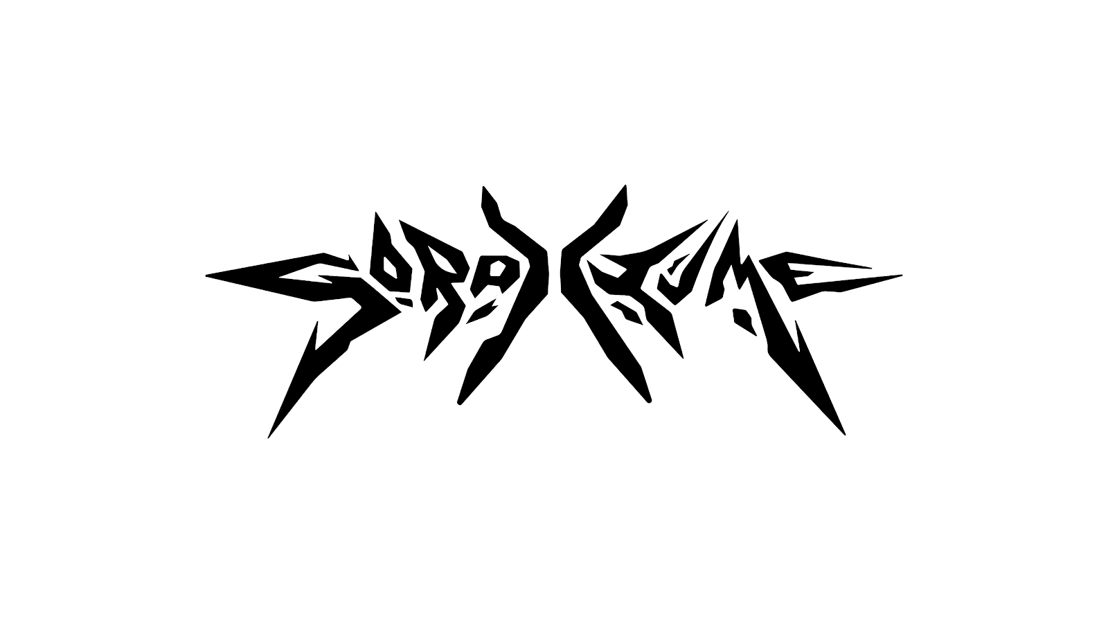 Logo, Typography, Metal, Black And White 4K Wallpaper Background (3840x2160)