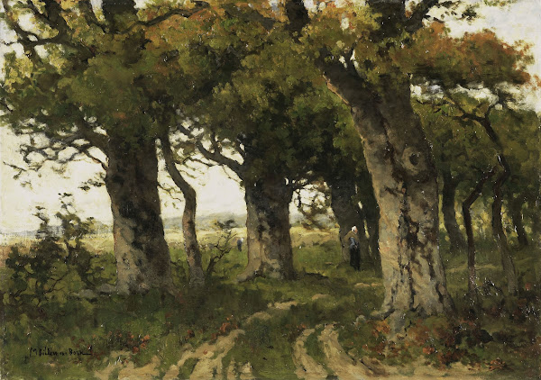 Avenue of Oaks in Late Summer 1880   1900