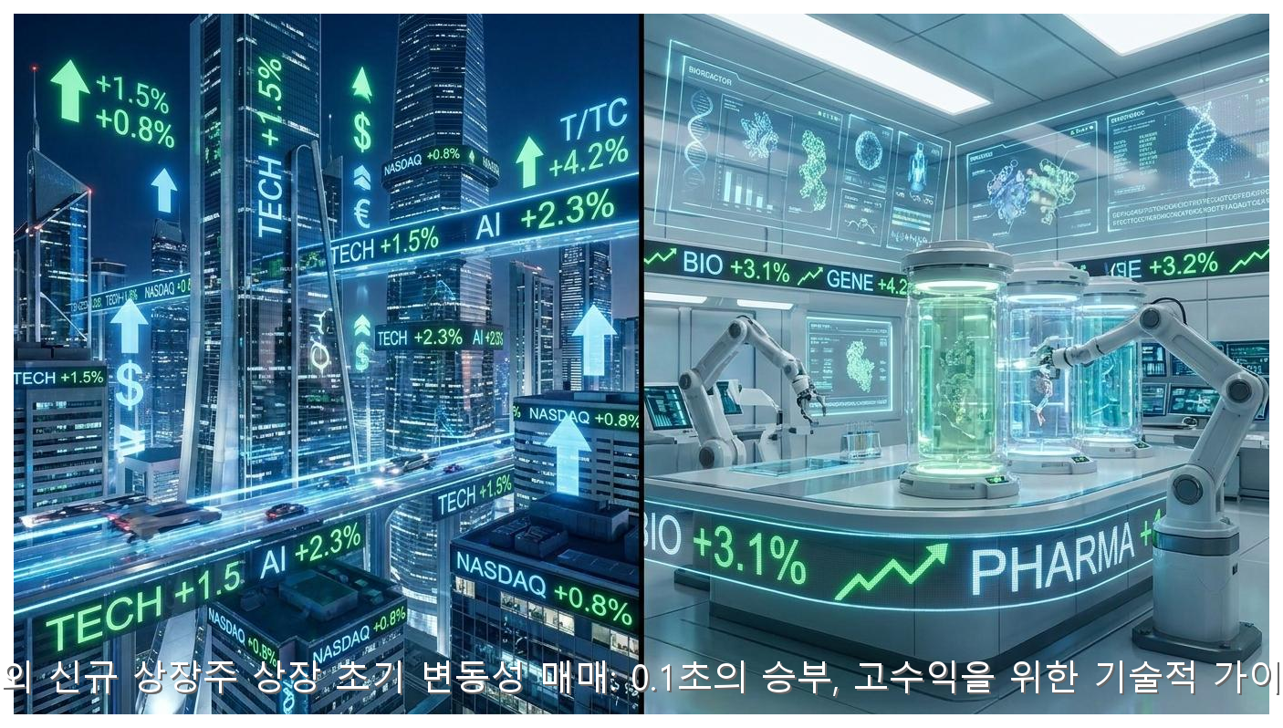 해외 신규 상장주 상장 초기 변동성 매매: 0.1초의 승부, 고수익을 위한 기술적 가이드 핵심 안내 및 분석 인포그래픽 (8)
