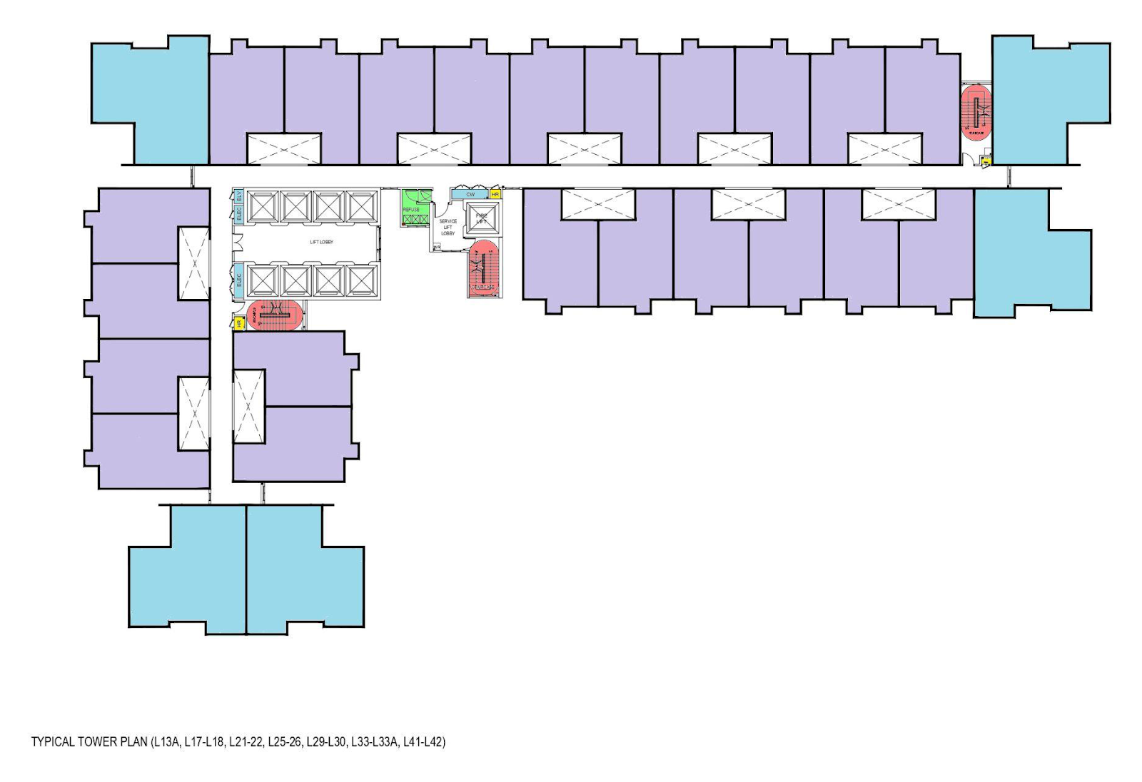 The Asteriaz @ Kebun Teh — facilities plan