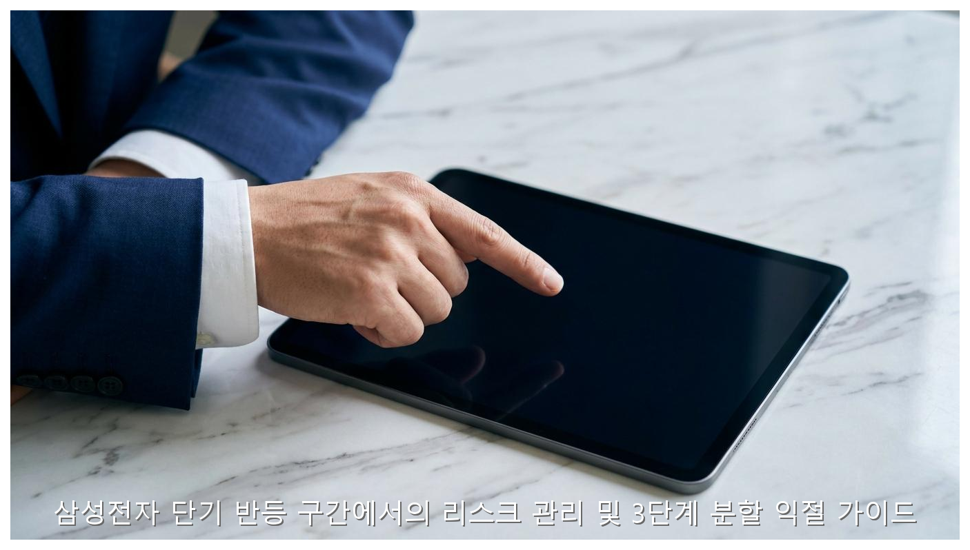 삼성전자 단기 반등 구간에서의 리스크 관리 및 3단계 분할 익절 가이드 핵심 안내 및 분석 인포그래픽 (3)