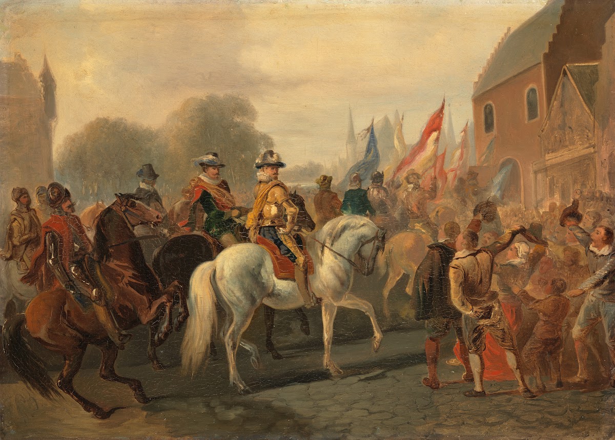 De zegevierende terugkeer van Maurits in Den Haag Anno 1591 1837 1897