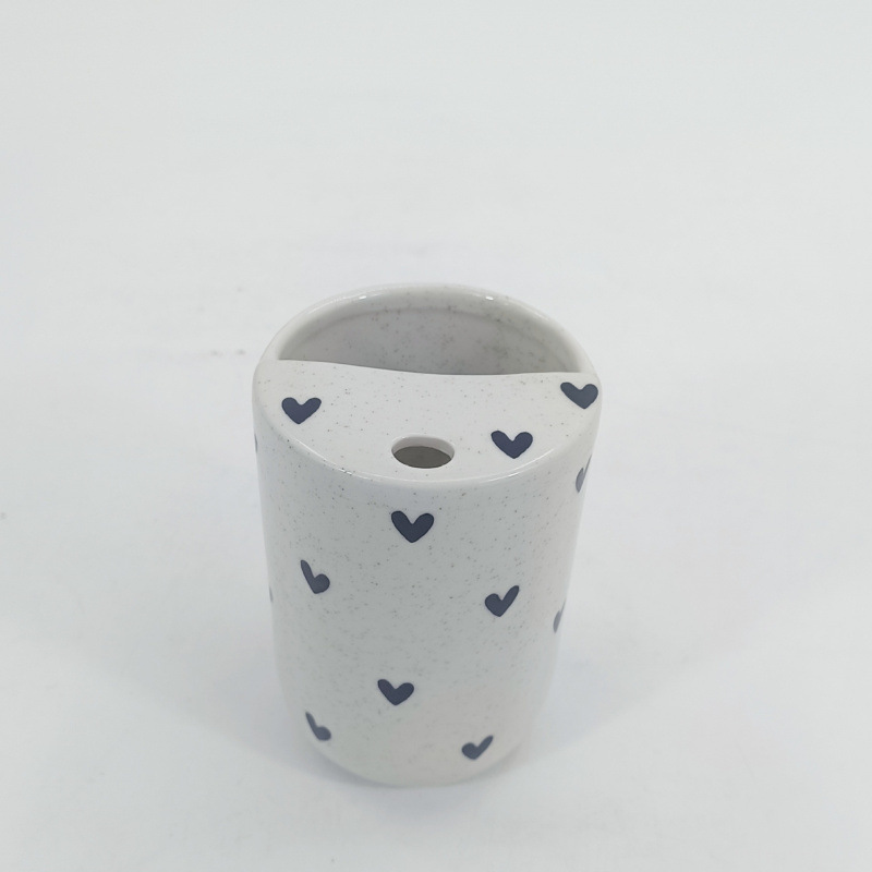 Keramik-Kaffeetasse mit Henkel, 370 ml