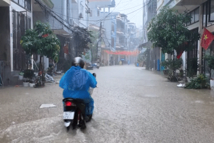 Nhiều nơi có mưa diện rộng, cảnh báo lũ trên sông Thương - Báo Sài Gòn Giải Phóng
