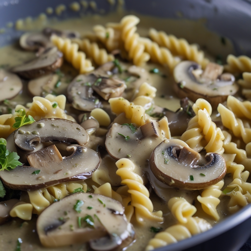 Final One-Pot Creamy Mushroom & Lentil Protein Stroganoff