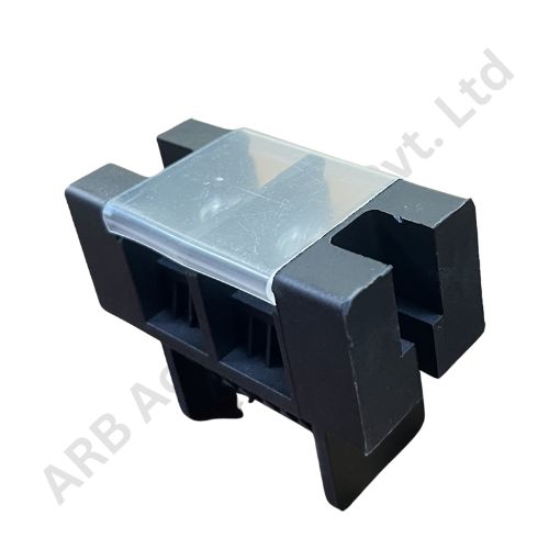 FENCE TERMINAL 100A 1IN-2OUT (BLK) (7f1b)