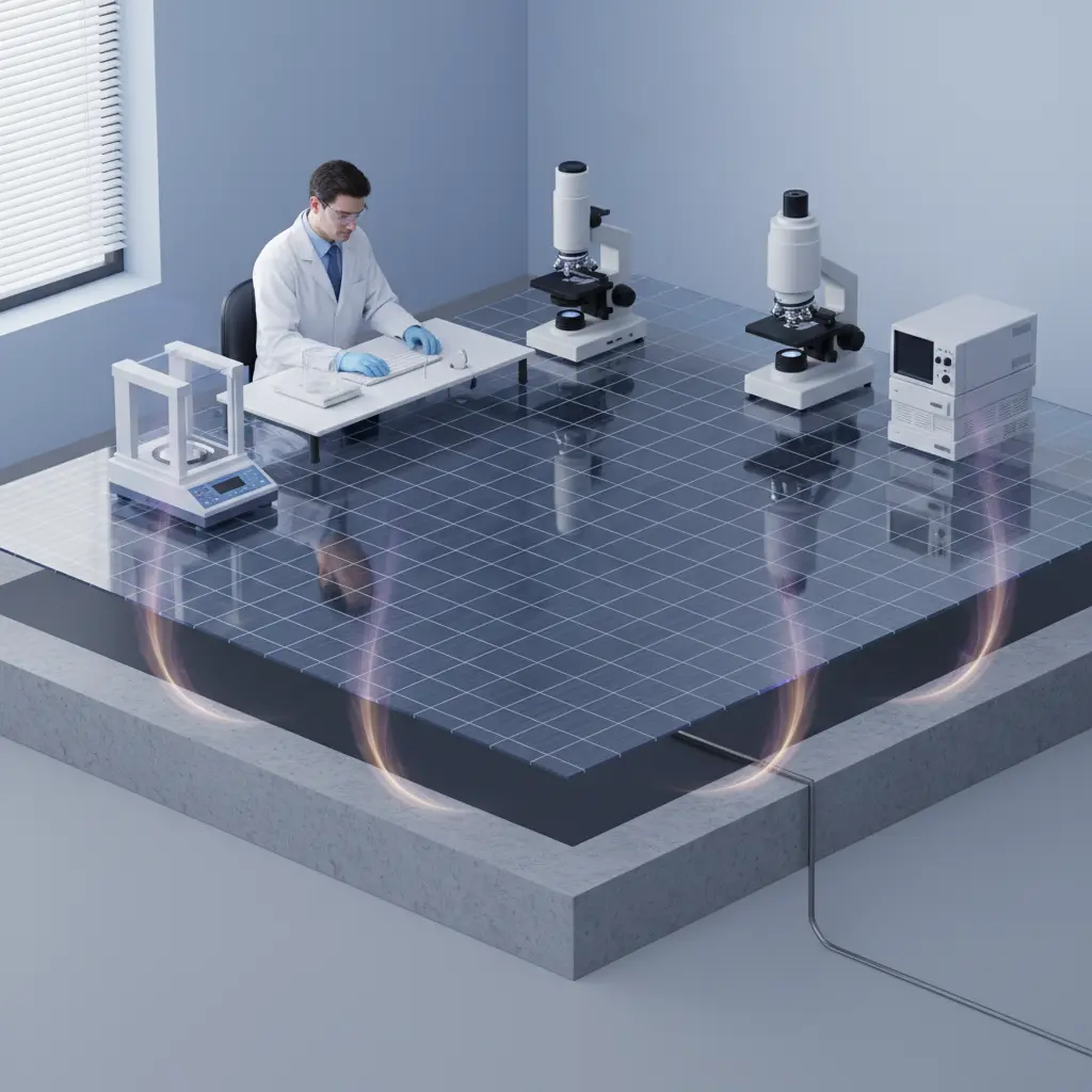 Apa itu vinyl anti statis dan kegunaannya di laboratorium