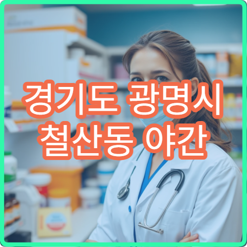 경기도 광명시 철산동 야간 정형외과 병원 퇴근 후 통증 진료
