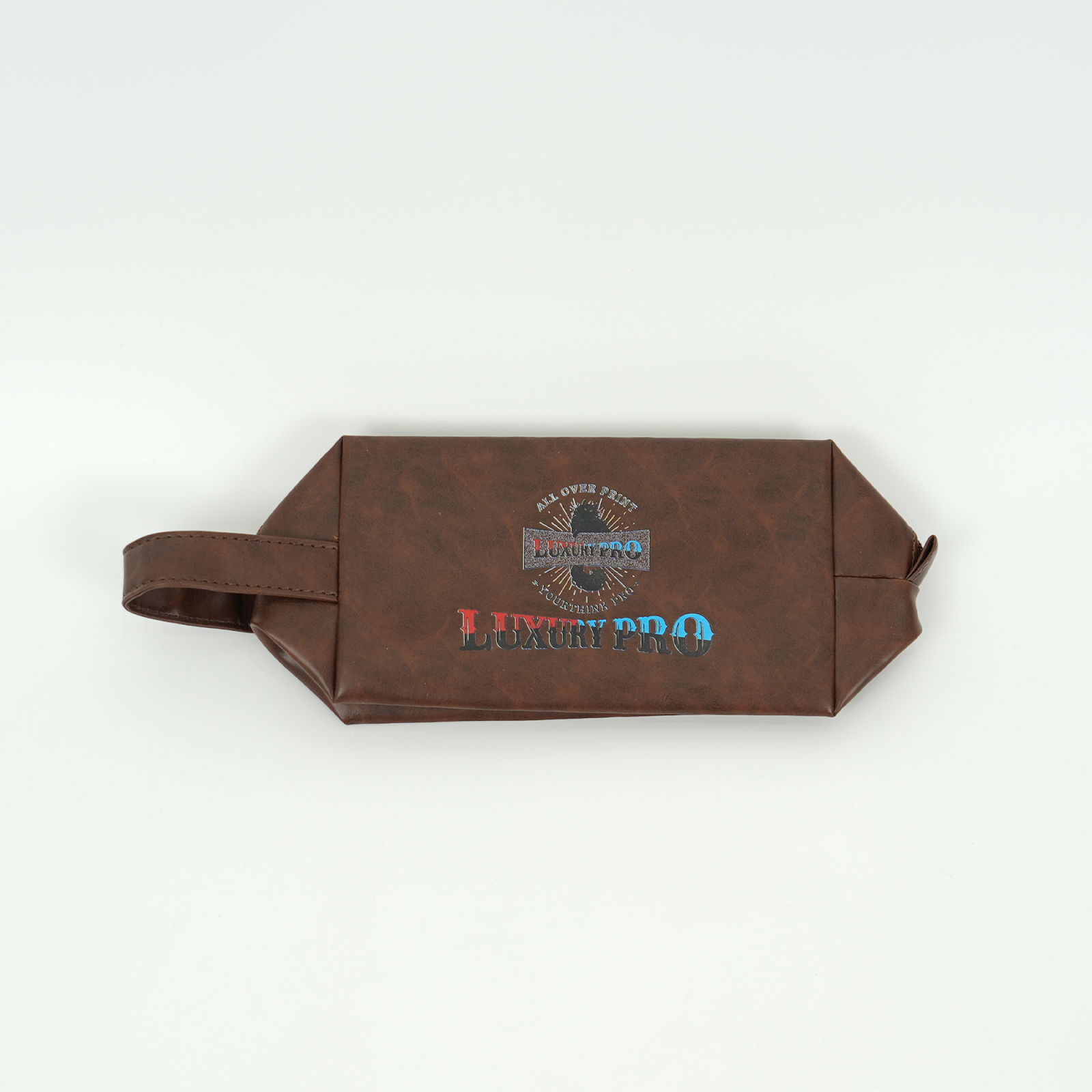 3D Leather clutch
