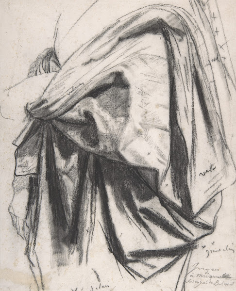 Study for the Drapery of Molière in the Apotheosis of Homer