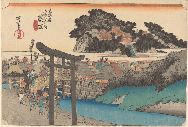 Fujisawa Yugyôji temple name ca 18331834
