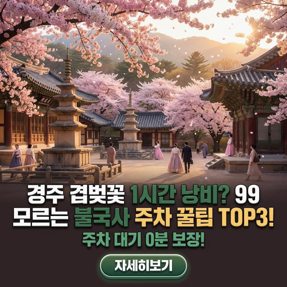 2026 경주 불국사 겹벚꽃: 알뜰 여행 완벽 분석