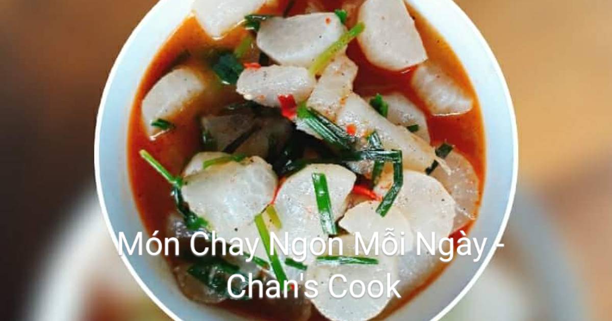Củ cải kho chay