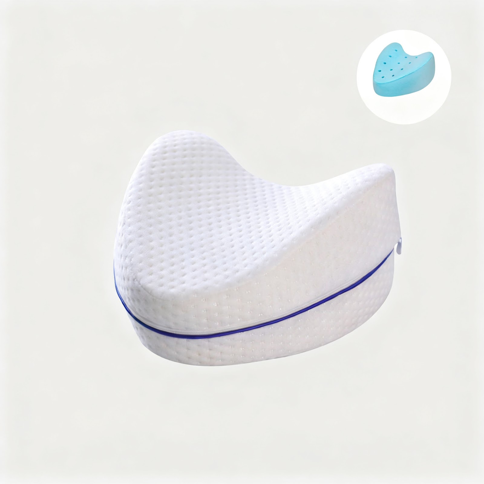 Cotton side sleeper pillow, 115 × 48 cm