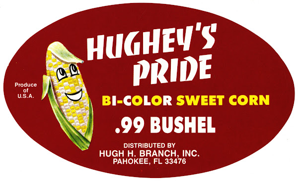 Hugheys Pride Bi Color Sweet Corn Label 1930 1950
