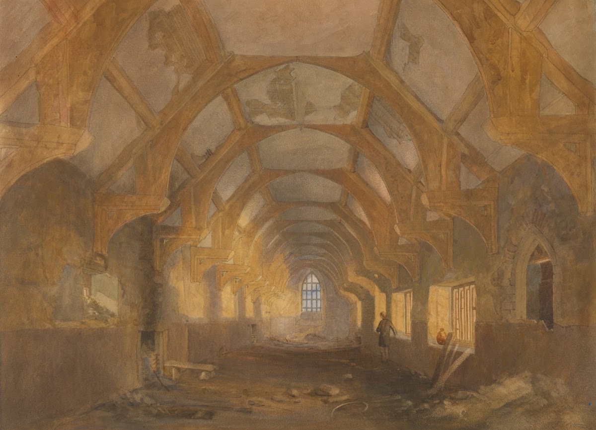 Interior of a Dormitory of the Ipswich Blackfriars at the End of its Period of O