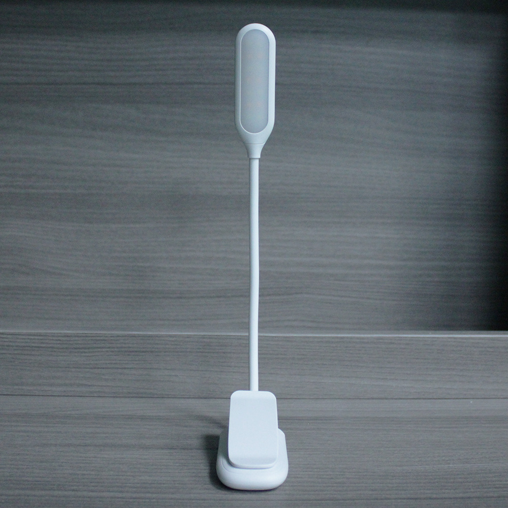Kompakte LED-Klemmleuchte mit Akku